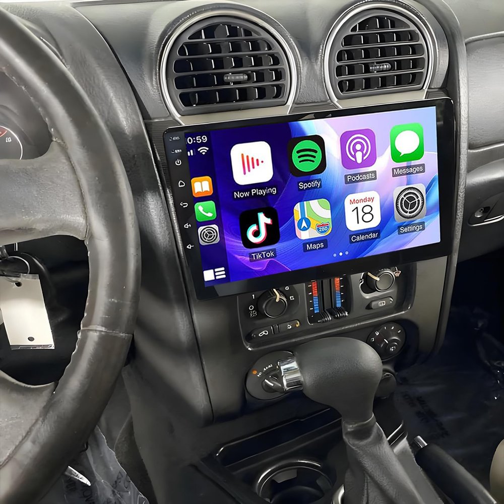 Android 13 Double Din Car Stereo Upgrade Radio for GMC Envoy 2002-2006, 10.1" Touchscreen with Wireless Carplay Android Auto GPS WiFi Bluetooth RDS DSP SWC Mirrorlink Mic Backup Camera-4+64G