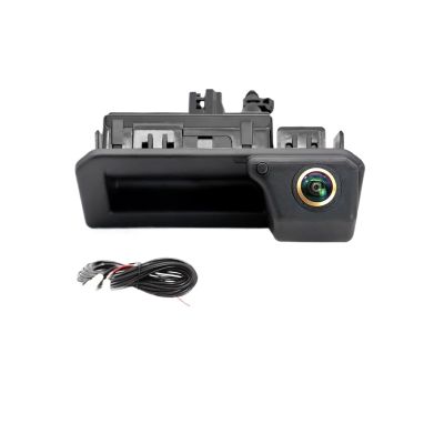 HD Reversing Camera for VW TAYRON Passat Fisheye Screen with Dynamic Trajectory HD Car Rear View Backup Camera,AHD1080P -CVBS1080P