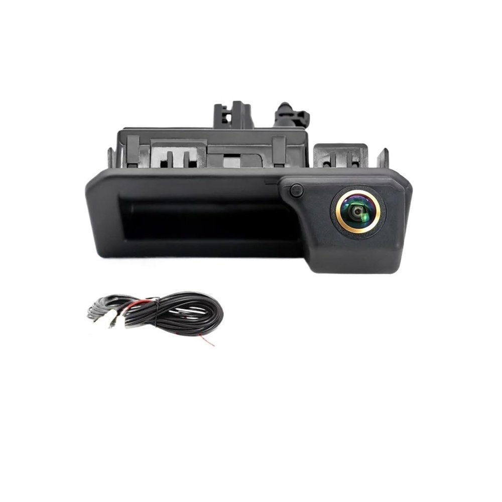 HD Reversing Camera for VW TAYRON Passat Fisheye Screen with Dynamic Trajectory HD Car Rear View Backup Camera,AHD1080P -CVBS1080P