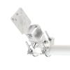 Baxnore Heavy Duty Satellite Antenna Mounting Kit Adjustable Pole Bracket for V2 Antenna Universal Roof Wall Outdoor Installation view 2