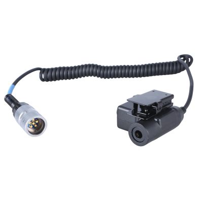 XEGZLH U94 Adapter with U329/MILC55116 6-Pin Walkies Talkie Connector for AN/PRC148 & AN/PRC152 Two Way Radio