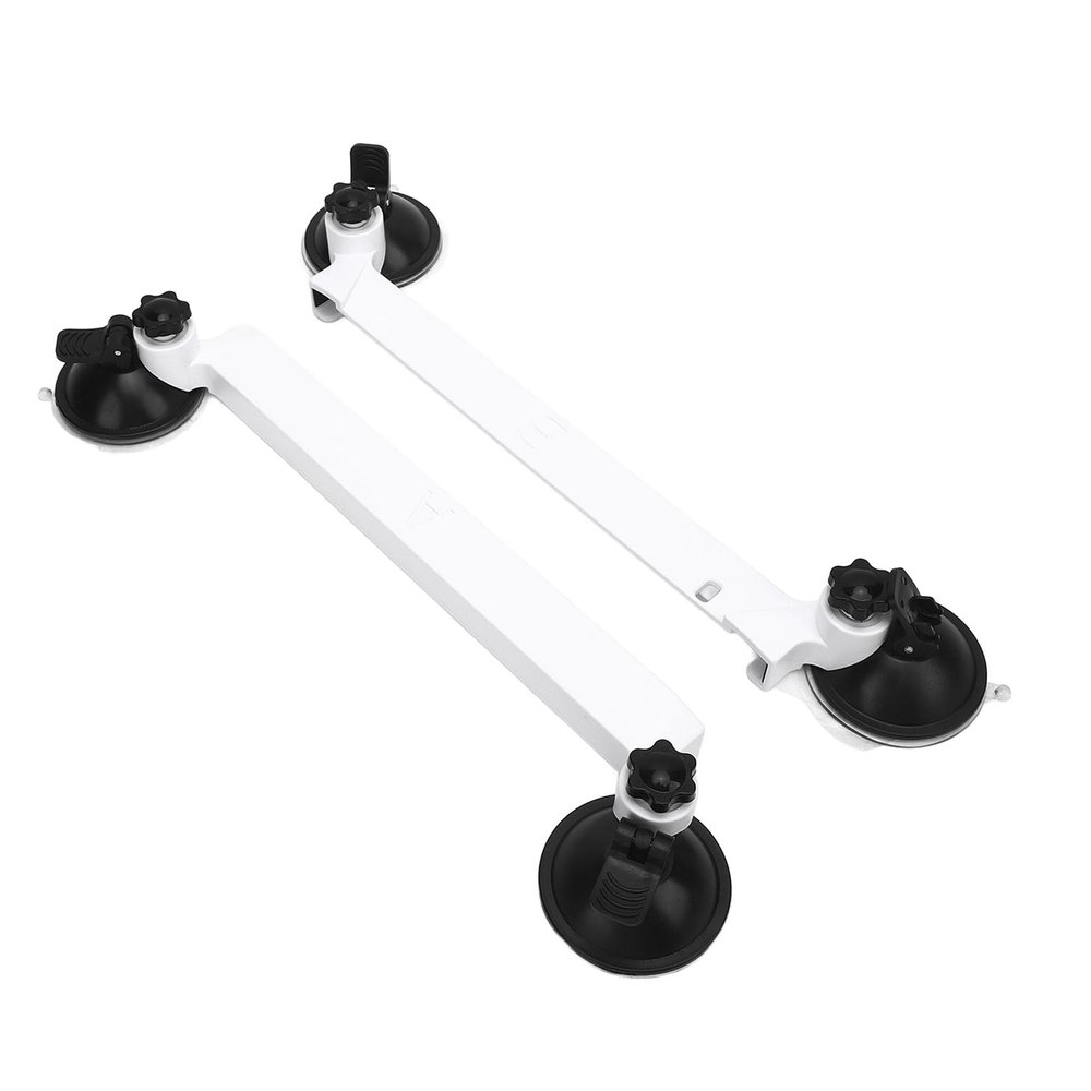Baxnore Satellite Suction Cup Mount Kit Weatherproof Compact ABS RV Boat Car White Strong Hold for Mini Dish Antenna