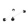 Baxnore Satellite Suction Cup Mount Kit Weatherproof Compact ABS RV Boat Car White Strong Hold for Mini Dish Antenna view 4