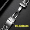 20/22mm Men's 316L Solid Stainless Steel Sports Watch Band fit for Seiko Jubilee Diving(22mm) view 3