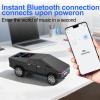 Futuristic Pickup Truck Bluetooth Speaker with LED Display Screen TWS Stereo, FM Radio, USB/TF Playback, LED Headlights, Built-in Mic, Gift for Truck Fans, Auto Style Lovers&Tech Collectors (Black) view 3