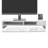 3-Tier Desk Shelf, Monitor Display Stand, Computer Office Organizer, Space-Saving Desktop Solution, Smooth Sturdy Construction, Ideal Filing Reading Writing Setup, Perfect Dorm Home Business view 1