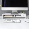 3-Tier Desk Shelf, Monitor Display Stand, Computer Office Organizer, Space-Saving Desktop Solution, Smooth Sturdy Construction, Ideal Filing Reading Writing Setup, Perfect Dorm Home Business view 2