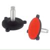 Noteflora Outdoor GNSS Antenna Base Featuring Rugged Plastic Three-Ear Design And 5/8" Thread, Compatible GPS Mounting Bracket, Adapter Only view 1