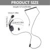 Aqfds 4-Pin RJ11 Monaural Corded Call Center Telephone Headphone view 4
