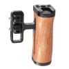 Lawnoval DSLR Cage Side Handle, Aluminum Alloy and Rosewood Grip with Cold Shoe Mount for Sony Cameras, Ergonomic Design, Lightweight and Portable view 2