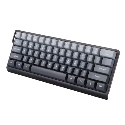 LICAEVEY Wired Gaming Keyboard, 61 Keys 60 Percent RGB Backlit, Compact Design, Ergonomic Keycaps, Seamless Gaming for FPS and Competitive Play