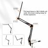 Full Spectrum Eye-Caring Clip On Desk Lamp, USB Rechargeable & Plug-in Reading Light for Study, Bedside, Dorm (Black Clamp Light (Metal) - 3 Temps & 10 Brightness) view 3
