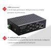 AoQhir 4 Port RS485 RS232 RS422 Serial Device Server DIN Rail Mount Industrial Ethernet Converter 10 100Mbps Multi Protocol Serial to Network Module view 4