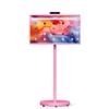 32" Portable Smart TV with Android 15, 1080P Touch Screen Monitor on Wheels, EDLA-Certified, 8GB+128GB Storage, 5MP Camera, 10H Playing Time, Rotatable Display, Wireless Casting, Voice Remote Control view 1