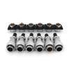 CTGFBUW 1Set WS16 Square Flange 16mm Panel Mount 2/3/4/5/7/9 Pin Plug and Socket Metal Aviation Circular Cable Connector(5P Plug and Socket) view 2