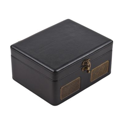 Aumotop Portable Retro CD Player with HiFi Sound Quality for Music Lovers, Wireless BT Player for Home Entertainment (Black)