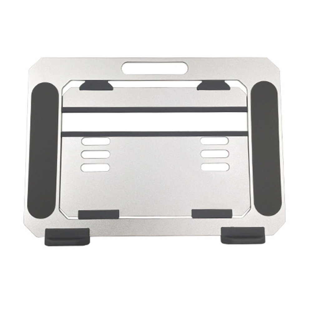 Aluminium Alloy Laptop Stand, Portable Foldable Laptop Holder Stand for Heat Dissipation, Adjustable Height Laptop Mount with Non - Slip Design, Lightweight Laptop Riser for 14 Inc