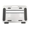Aluminium Alloy Laptop Stand, Portable Foldable Laptop Holder Stand for Heat Dissipation, Adjustable Height Laptop Mount with Non - Slip Design, Lightweight Laptop Riser for 14 Inc view 1