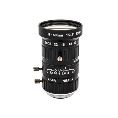 BQHHWTZ Camera Telescope 1 2 50mm Zoom HD 12Megapixel C Mount Varifocal Lens Professional Industrial Camera Lens