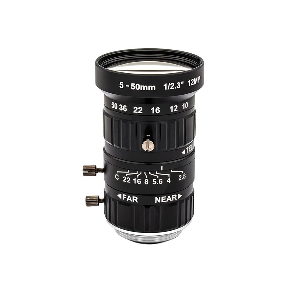 BQHHWTZ Camera Telescope 1 2 50mm Zoom HD 12Megapixel C Mount Varifocal Lens Professional Industrial Camera Lens
