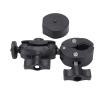 Car RV Pole Clamp Mount Adjustable Pipe Mounting Kit for Roof Rack Ladder Boat Yacht Sturdy Aluminum Alloy ABS Compact Design Easy Install Satellite Dish Holder view 1