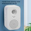 Diyeeni PIR Motion Sensor Activated Voice Reminder, Motion Activated Voice Player - 20s Recordable, 120 Detection Angle, Easy to Install, for Shop Store, Entry Alert view 2