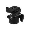 Aumotop Aluminum Alloy 35mm Tripod Ball Head with Arrow Storage Case Plate, Lightweight Stability for Monopod DSLR Camcorder, Ideal for Portrait Photography view 2