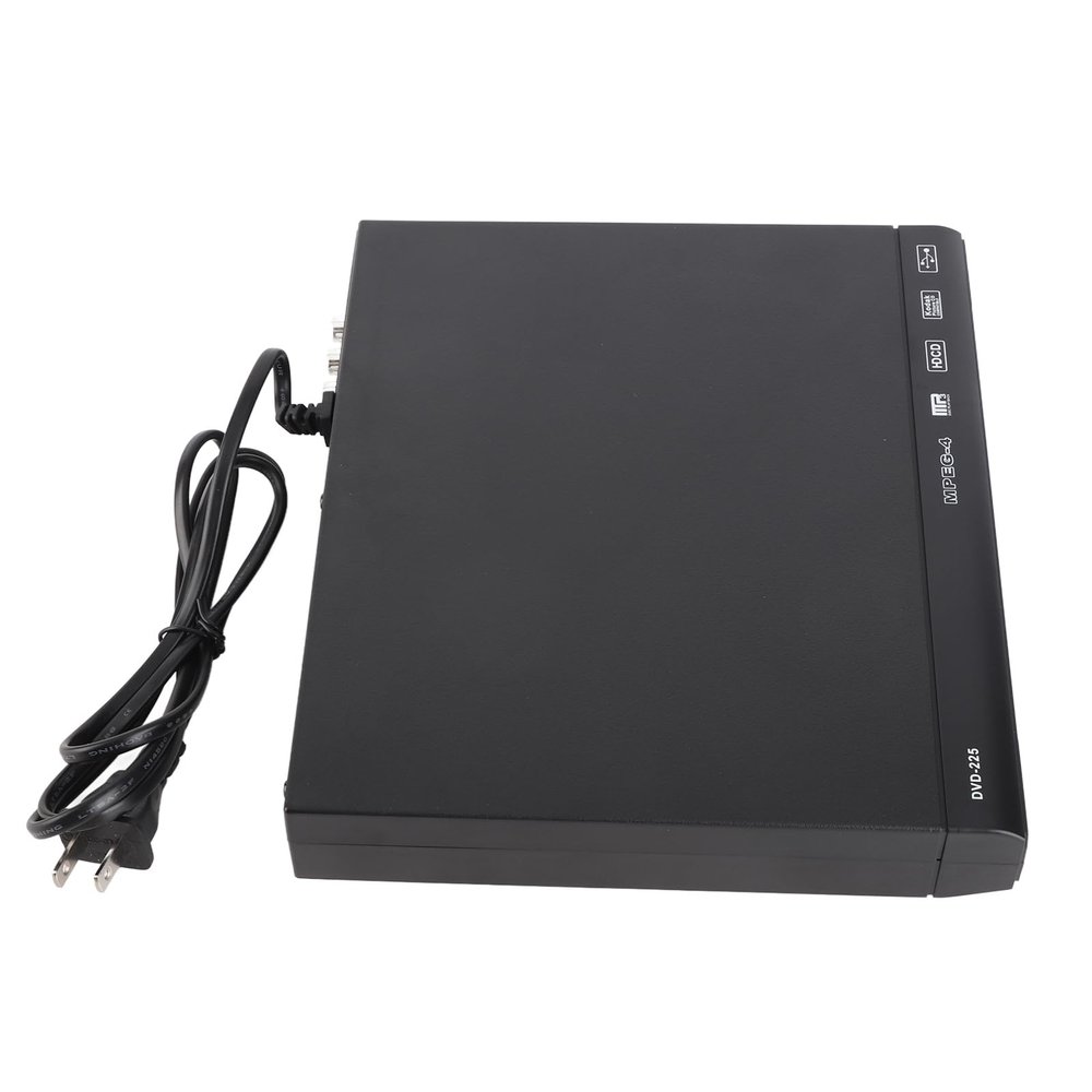 POENVFPO Mini HD DVD Player, HD Small Compact DVD Player, Built in PAL NTSC USB 2.0 Interface for Smart TV (US Plug)