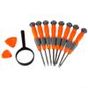 Precision 11 in 1 Multifunctional Screwdriver Set for For mobile Phones Computers and Eyeglasses with Magnetic Tips and Non Slip Handle view 2
