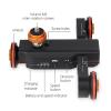 DirectNine Basics Camera, Electric Motorized Track Rail Slider with Remote Control, 3 Speed Gears, 360 Rotation, for DSLR Mirrorless Camera Phone Vlogging Video view 2