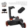 DirectNine Basics Camera, Electric Motorized Track Rail Slider with Remote Control, 3 Speed Gears, 360 Rotation, for DSLR Mirrorless Camera Phone Vlogging Video view 3