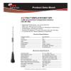 Cable Assemblies Now Inc - EMFLX-M10007-GPI 5 dBi Ground Plane Independent Antenna 440-480 MHz by EM Wave Inc view 3