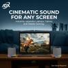 ADX True Wireless Stereo Split Speakers Detachable Wireless 5.3 System with Dual 52mm Drivers for Immersive Cinematic Audio & Clear Outdoor Volume (Gray) view 4