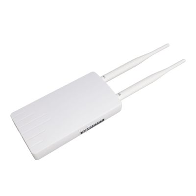 ZJchao Outdoor 4G LTE POE WiFi Router Unlocked 300Mbps High Speed Mobile Hotspot with SIM Card Slot and 2 Detachable Antennas for European Internet Coverage (US Plug)