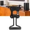 Asixxsix Speaker Wall Mount Bracket, Thickened Metal Rotatable Stable Space Saving Wireless Speaker Holder for, with Screws for Easy Installation, Wall Bracket (Black) view 3