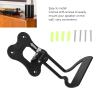 Asixxsix Speaker Wall Mount Bracket, Thickened Metal Rotatable Stable Space Saving Wireless Speaker Holder for, with Screws for Easy Installation, Wall Bracket (Black) view 4