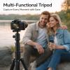 Handle Grip Selfie Stick Folding Tripod Stand for one/X Camera, Aluminum Alloy 28-111cm Extension Pole - Portable Non - Slip Grip, Multi - Functional for Panoramic a view 4