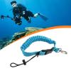 FytStycale Scuba Diving Lanyard Strap with Quick Release Buckle Lanyard for Water Sports Freediving Dive Lights Torch, Blue view 2