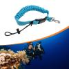 FytStycale Scuba Diving Lanyard Strap with Quick Release Buckle Lanyard for Water Sports Freediving Dive Lights Torch, Blue view 3