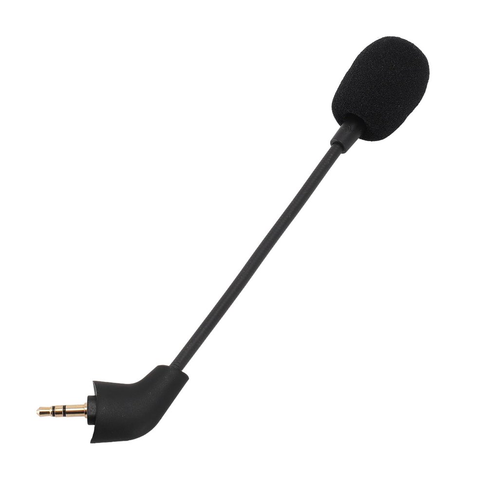 Aumotop Flexible Microphone 3.5mm Gaming Microphone, Directional Detachable Game Mic Replacement for Cloud Wired Headset, with Compatibility for, Cloud II Wired Headset