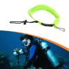 FytStycale Scuba Diving Lanyard Strap with Quick Release Buckle Lanyard for Water Sports Freediving Dive Lights Torch, Yellow view 4
