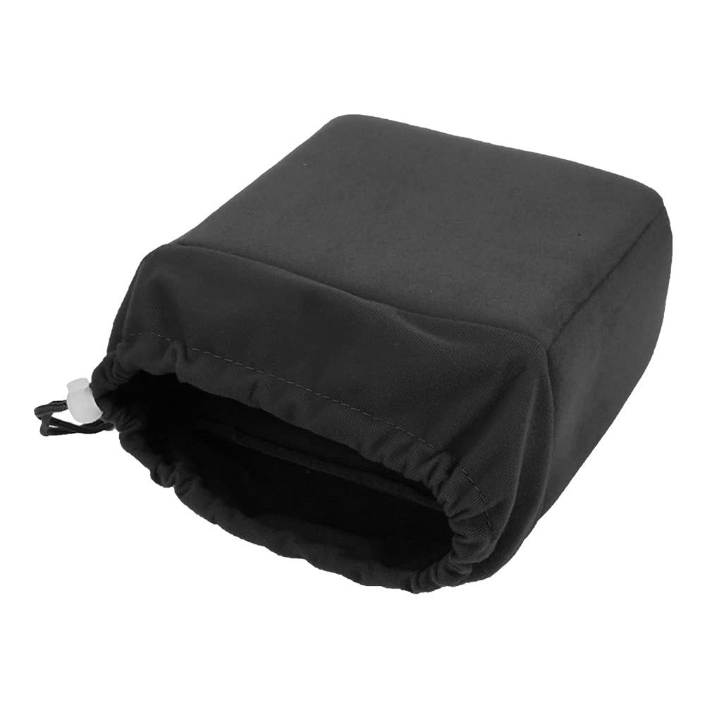 CHICIRIS Shockproof DSLR Camera Lens Insert Bag Padded Case Strong Shock Absorption Performance for Photography Enthusiasts Black 20x18x10 Cm (Black)