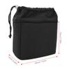 CHICIRIS Shockproof DSLR Camera Lens Insert Bag Padded Case Strong Shock Absorption Performance for Photography Enthusiasts Black 20x18x10 Cm (Black) view 3