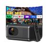 [1000 ANSI Lumens/Auto Focus/Built-in Apps] Outdoor 4K Projector with WiFi and Bluetooth,Smart TV OS & Dolby Atmos,1080P Projector with 300'' Display,Home Movie Projector view 1