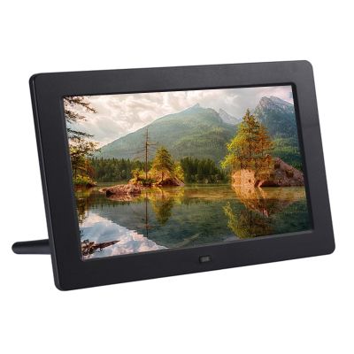 10-inch Full HD Digital Photo Frame with an IPS Screen and Wide Viewing Angle (White and Black).