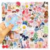100 Pack Aesthetic Stickers - Waterproof Vinyl Decals for Water Bottle, Laptop, Journal | Cute Cartoon Watercolor Designs | Unique Gift Ideas for Girls, Teens, Adults view 4