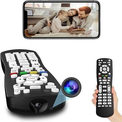 Live Party 2 in 1 Use WiFi HD 1080P Hidden Camera TV Remote Spy Camera with Video and Motion Detection for Indoor Home Security Wireless Nanny Cam
