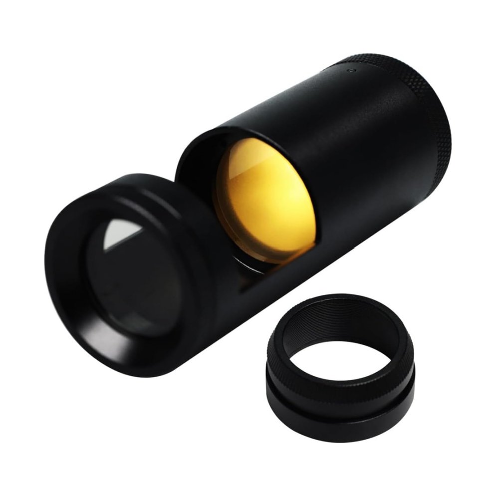 CAOJS Handheld Polariscope, Portable Polariscope with Built-in LED Illumination & Double Lens Design, 360 Rotation Function, for Gem Jewelry Testing & Identification by Jeweler and Gemologists