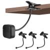 3 Pack Metal Flexible Clip Clamp Mount for Blink Outdoor 4, XT3, XT2, XT, Mini Security Camera (Black-3) view 1