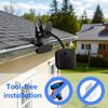 3 Pack Metal Flexible Clip Clamp Mount for Blink Outdoor 4, XT3, XT2, XT, Mini Security Camera (Black-3) view 3